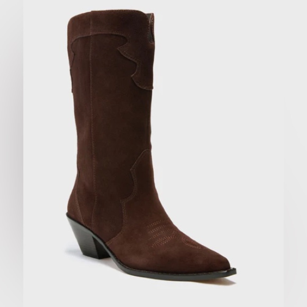 Brown Suede Women's Boots